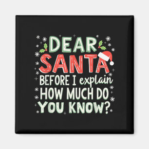 Imã Xmas Engraçados Papais noeis Antes De Explicar Qua