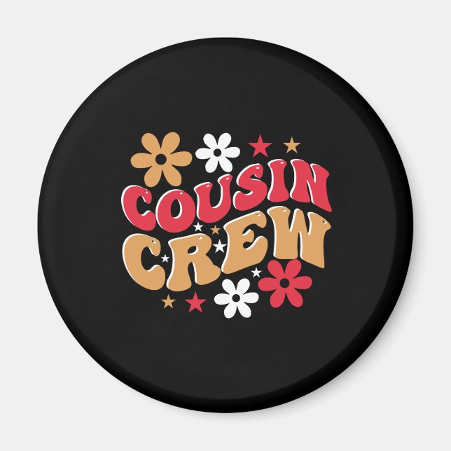 Imã Xmas Gift Cousin Crew (Frente)