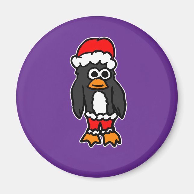 Imã Xmas Penguin  (Frente)