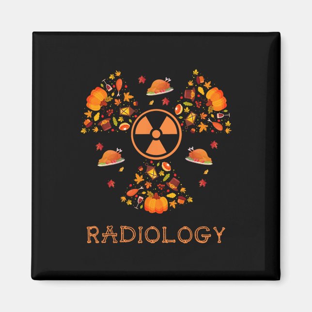 Imã xray radiologista de ação de graças xray t (Frente)
