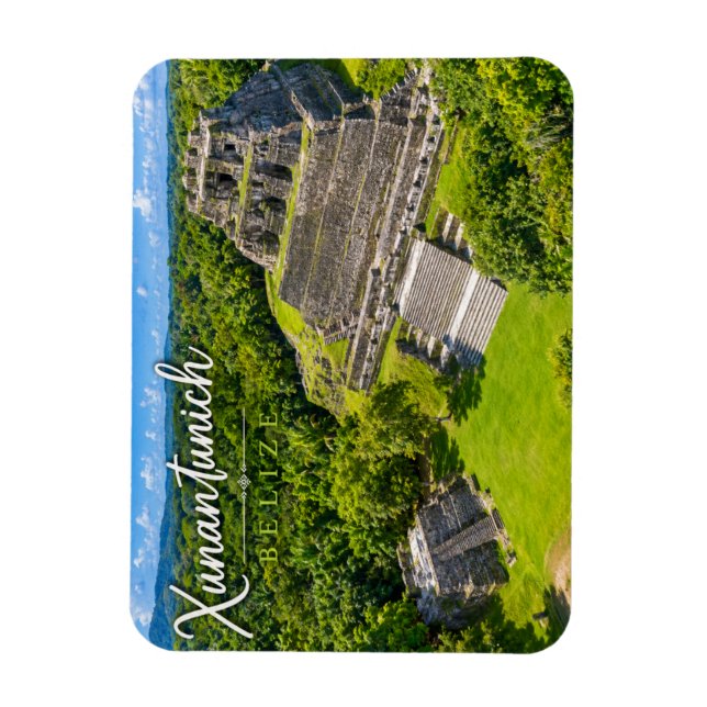 Ímã Xunantunich Belize sítio arqueológico maia (Vertical)