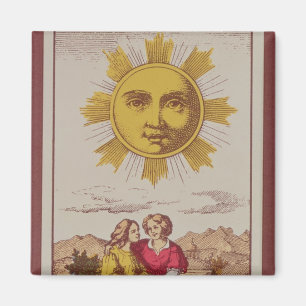 Imã XVIIII Le Soleil, cartão de tarot francês do Sun