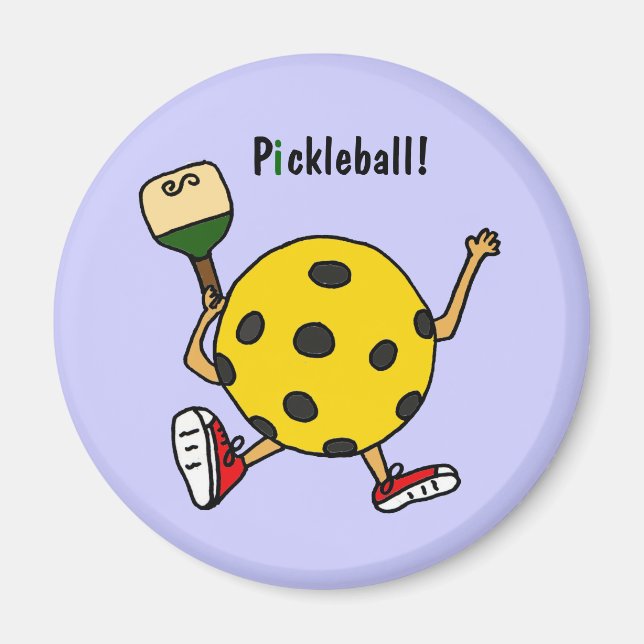 Imã XX - Personagem Engraçado de Pickleball (Frente)