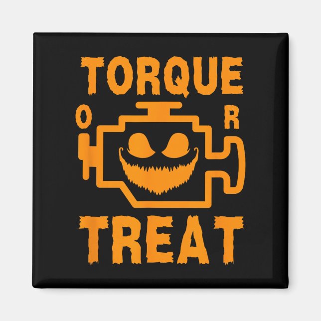 Imã Y Sinal De Motor Pumpkin Face Torque Ou Tratar Hal (Frente)