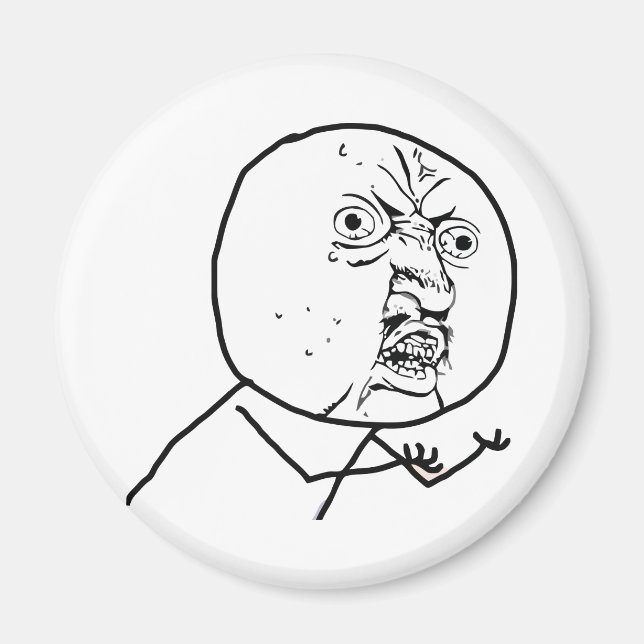 Imã Y U NO - Magnet (Frente)