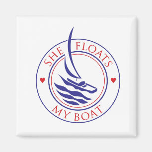 Imã Yachtees_She flutua meu ímã do barco