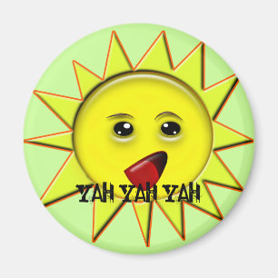 Imã Yah Yah Funny Button