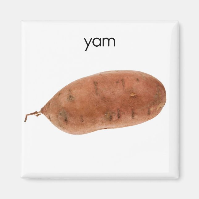 Imã Yam Refrigerator Magnet (Frente)