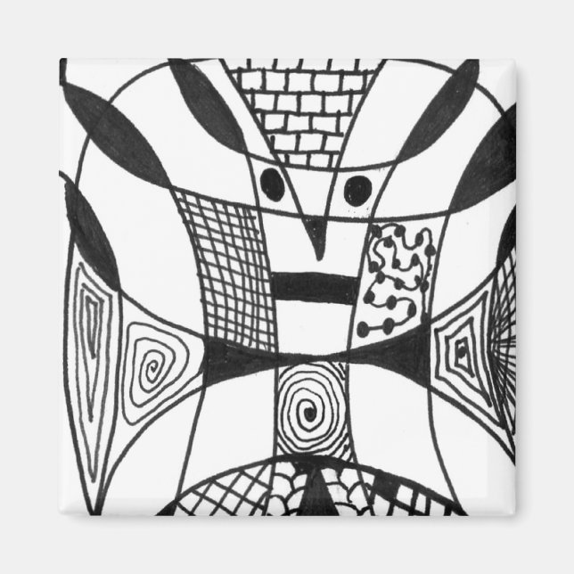 Imã "Yappy Dog" Magnet Abstrato (Frente)