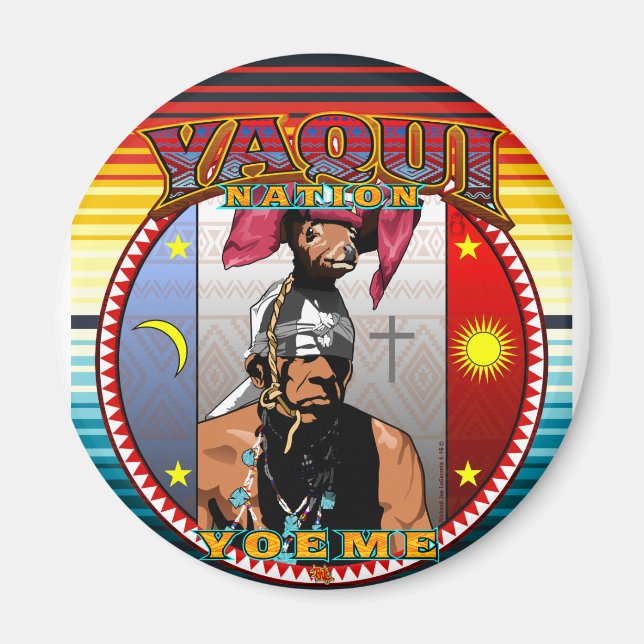 Imã Yaqui Deer Dancer Magnet 3 (Frente)