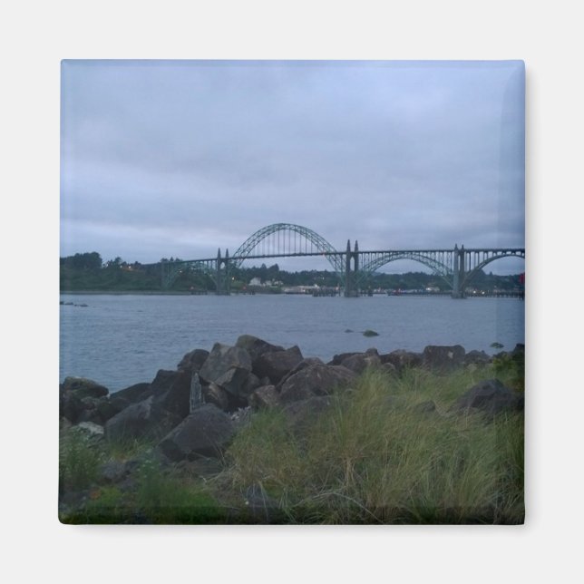 Imã Yaquina Bay Bridge, Newport, Oregon (Frente)