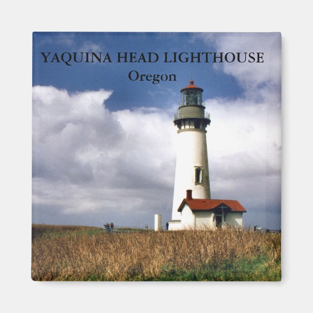 Imã Yaquina Head Lighthouse, Oregon Magnet (Frente)