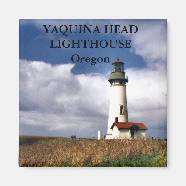 Imã Yaquina Head Lighthouse, Oregon Magnet (Frente)