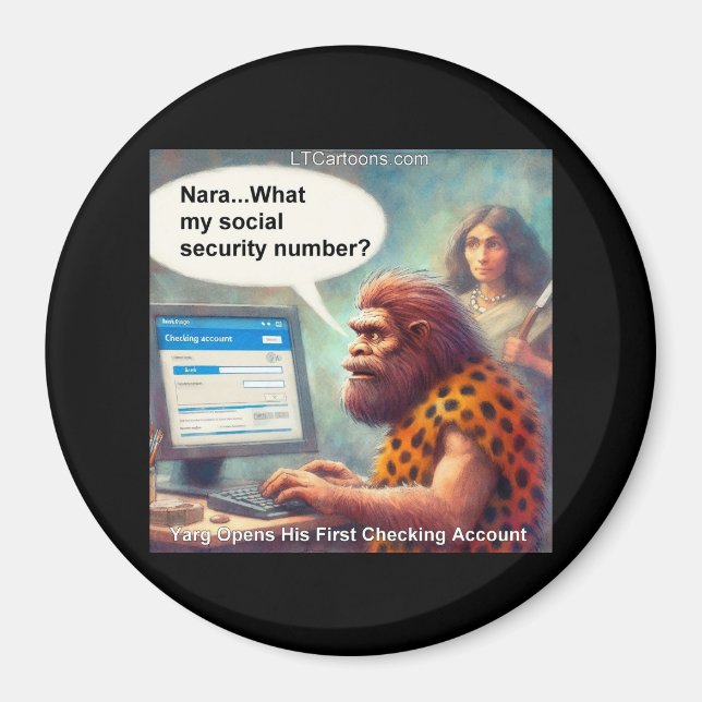 Imã Yarg’s First Login: Banking Like a Caveman (Frente)