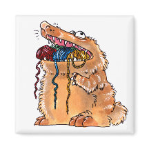 Yarn Monster Magnet