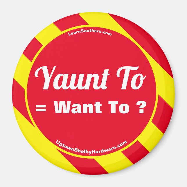 Imã Yaunt To = Quer? Íman (Frente)