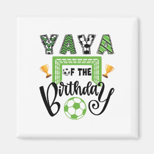 Imã Yaya Do Jogador De Futebol Do Menino Do Aniversári