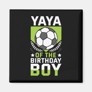 Imã Yaya Do Time Do Menino Do Aniversário Jogador De F
