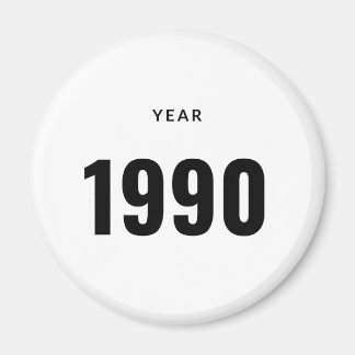 Imã Year 1990 Magnet