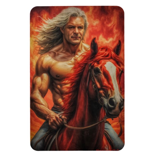 Ímã Year of the Fire Horse: Embrace The Journey! (Vertical)