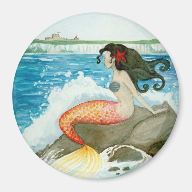 Imã Yearning Little Smermaid Art Magnet (Frente)