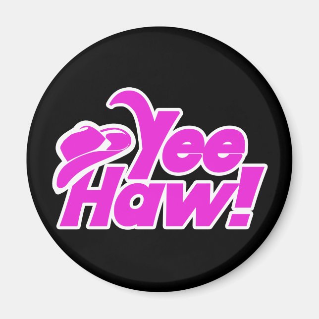 Imã YeeHaw Gitty Up Cowgirl (Frente)