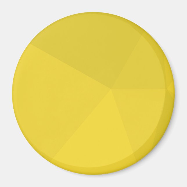Imã Yellow, simple, modern, cool, geometric trendy art (Frente)