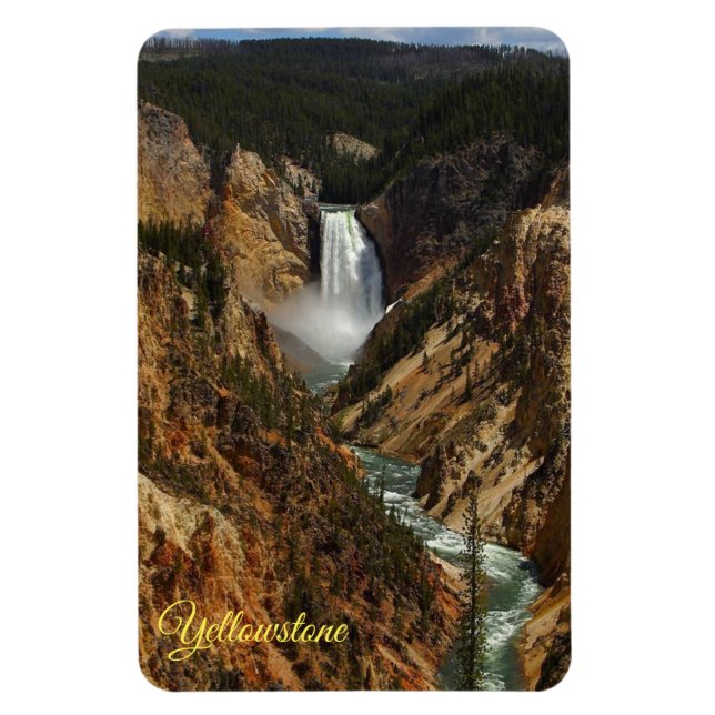Ímã Yellowstone Falls Magnet (Vertical)