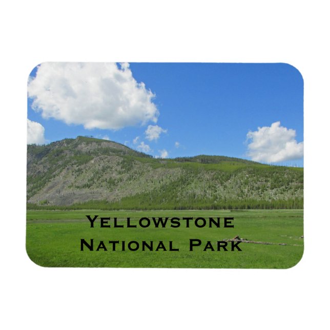 Ímã Yellowstone Keepape Landscape Photo National Park (Horizontal)