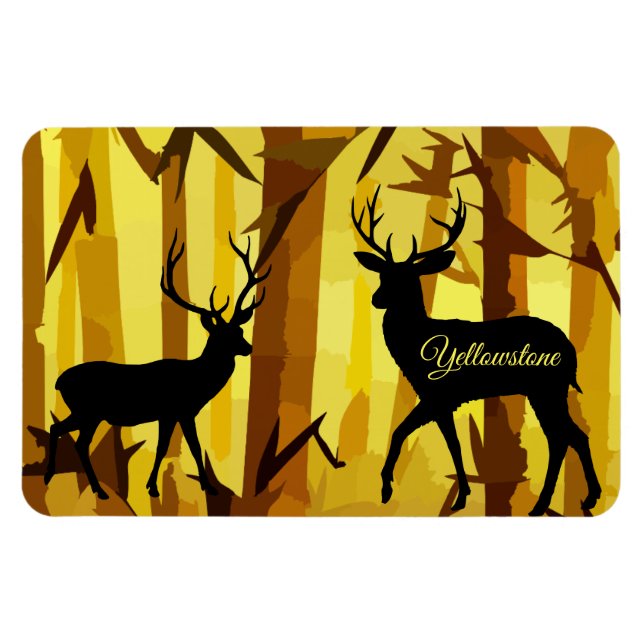 Ímã Yellowstone Magnet-Deer (Horizontal)