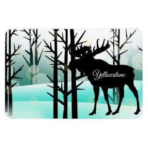 Ímã Yellowstone Magnet-Moose