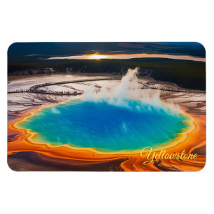 Ímã Yellowstone Magnet-Prismatic Hot Primavera