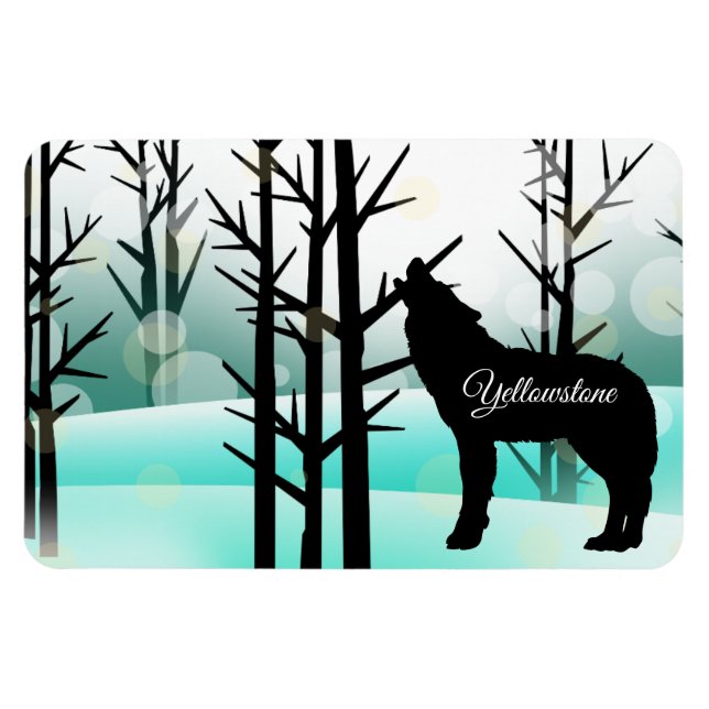 Ímã Yellowstone Magnet-Wolf (Horizontal)