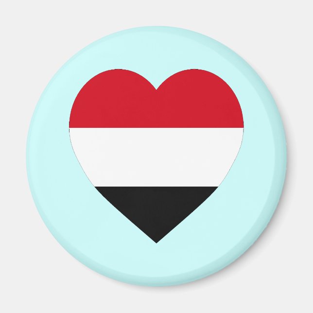 Imã Yemen Flag Heart (Frente)