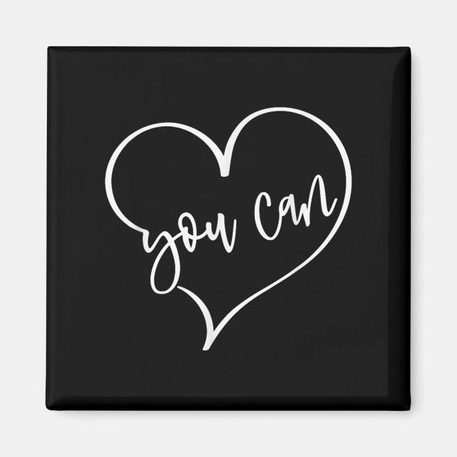 Imã Yes You Can Do It Anything Motivation For Women Te (Frente)