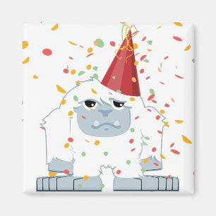 Imã Yeti de Festa de Confetes