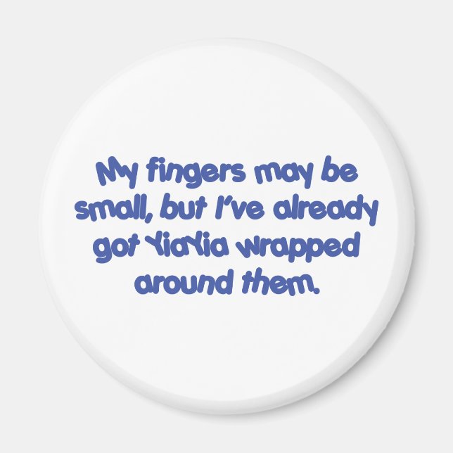 Imã Yia's Molhados (Azul) (Frente)