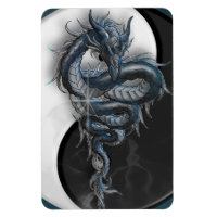 Yin Yang Chinês Dragon Premium Magnet