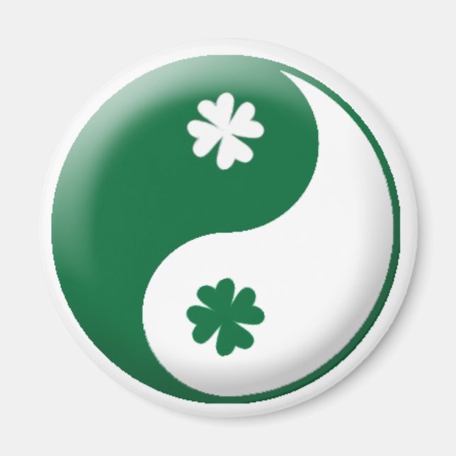 Imã Yin ・ Yang Clover (Frente)