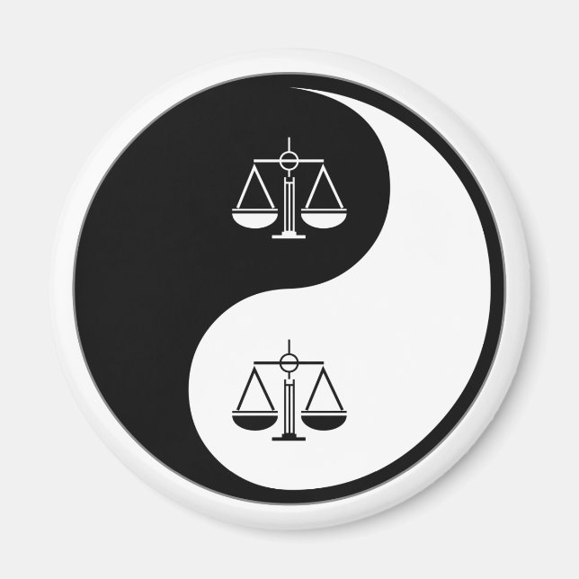 Imã Yin Yang Criminal Justice (Frente)