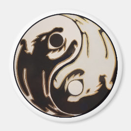 Imã Yin yang Dragão Duplo