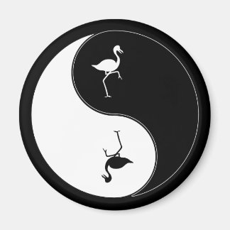 Imã Yin Yang Flamingo