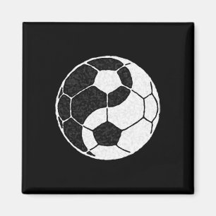 Imã Yin Yang Futebol Gráfico Para Homens Mulheres Meni