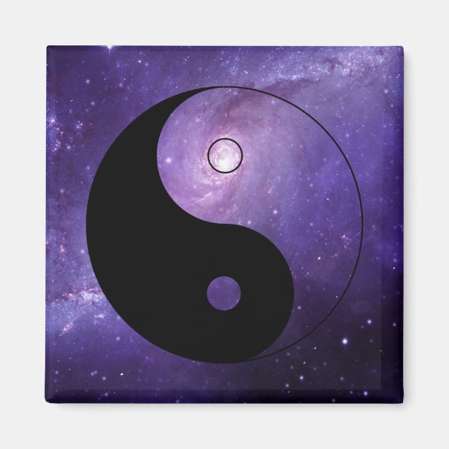 Imã Yin yang night sky (Frente)