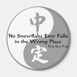 Imã Yin Yang - No Snow Flake