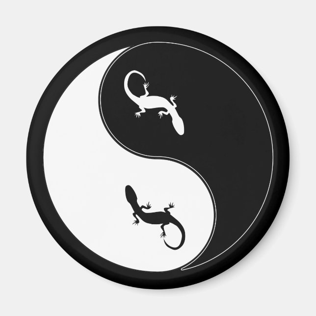 Imã Yin Yang Salamander (Frente)