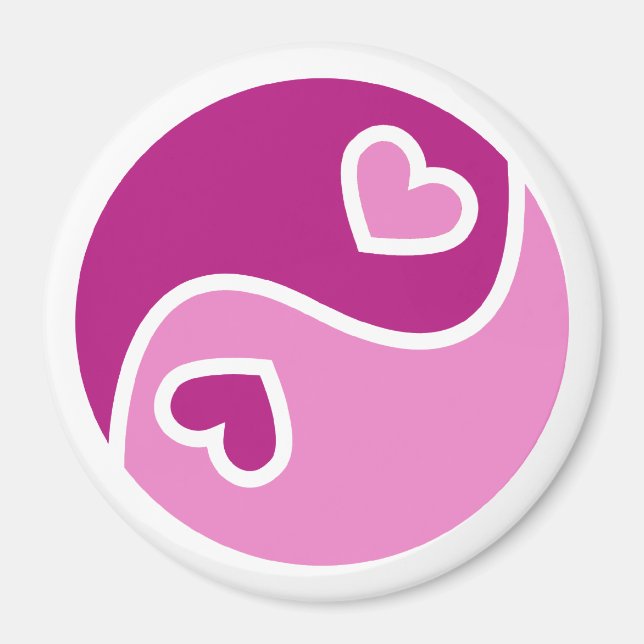 Imã Ying E Yang Do Amor (Frente)