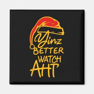 Imã Yinzer Natal Pittsburgh Papais noeis Yinz Melhor W