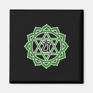Imã Yoga Anahata Coração Verde Chakra
