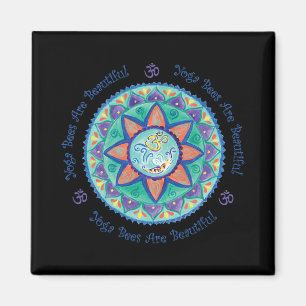 Imã Yoga Bees Om Mandala